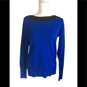 Boden Royal Blue & Black Trim  Wool / Cotton Small 4/6